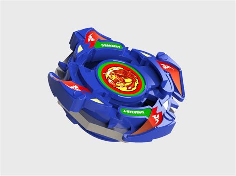 3d Beyblade Dranzer V Model