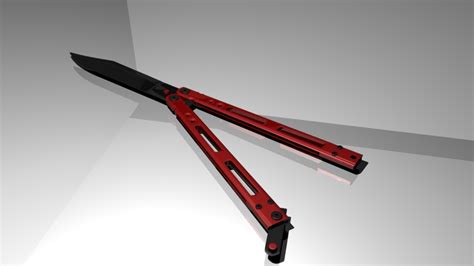 Butterfly Knife New By Lowpolycount On Deviantart