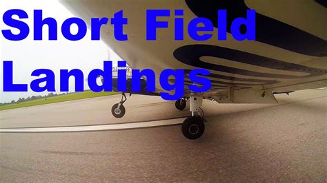 Ep 48 Short Field Landing How To Youtube