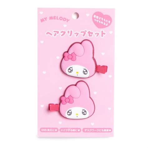 Japan Original My Melody Hair Clips Emo Kyun Series New Deals