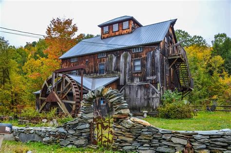 Grist Mill Vermont House Styles Vermont Cabin