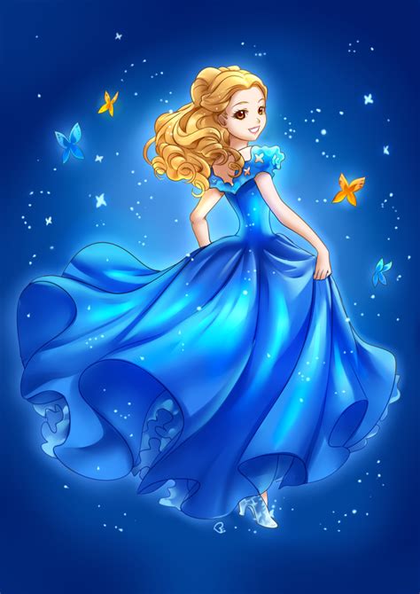 Cinderella Disney Princess Anime Disney Drawings Cinderella Art