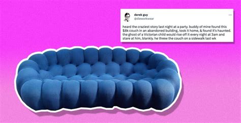 The Villain Origin Story Of The Blue Couch From Tiktok And All Those Memes