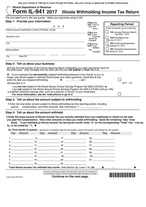 Printable Illinois Income Tax Forms Printable Forms Free Online