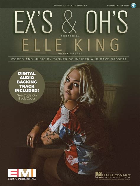 Partitions Elle King Exs And Ohs Fanfare