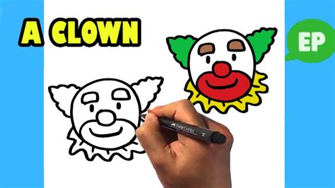How To Draw A Clown Easiest Lesson Ever