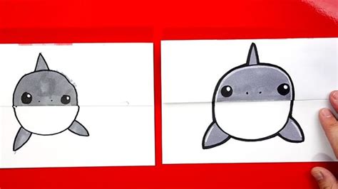 Art Class How To Draw A Folding Surprise Shark We Thrive Together