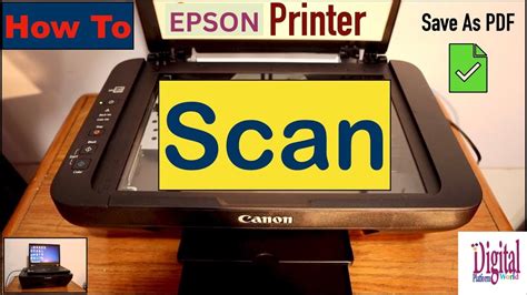 How To Scan Documents From Printer Youtube