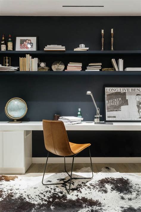 59 Stylish And Dramatic Masculine Home Offices Digsdigs
