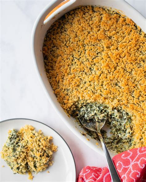 *scroll to the bottom of the recipe if you do not like tips or alterations. Creamed Spinach Casserole | Blue Jean Chef - Meredith Laurence