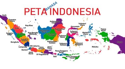 Gambar Peta Indonesia Lengkap Dengan Nama Provinsinya