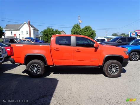 Crush Orange 2019 Chevrolet Colorado Zr2 Crew Cab 4x4 Exterior Photo