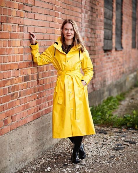 Inspiration Farmerrain Yrkeskläder Rainwear Fashion Yellow