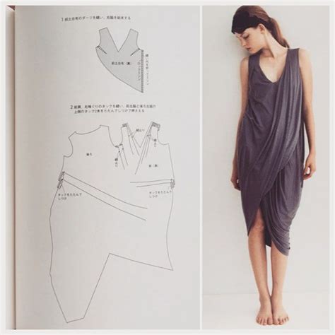 I Love This Sewing Pattern From The Japanese Sewing Pattern Book Drape