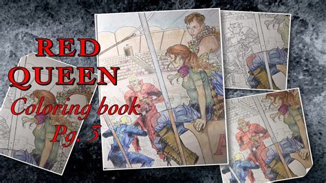 Red Queen The Official Coloring Book Mckay Caudds