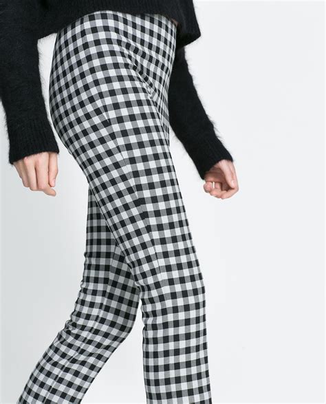 Welcome to h&m, your shopping destination for fashion online. Zara Checkered Trousers in Gray | Lyst