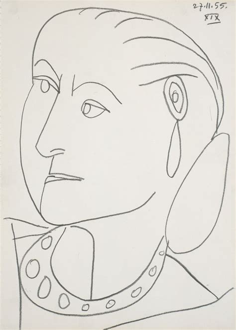 Portrait Of Helena Rubinstein Xix 27 11 1955 Pablo Picasso Picasso