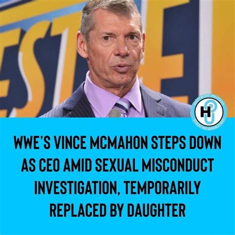 Ks Wwe S Vince Mcmahon Steps Down As Ceo Amid Sexual Misconduct