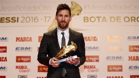 lionel messi wins fourth golden shoe award equals ronaldo record report minds