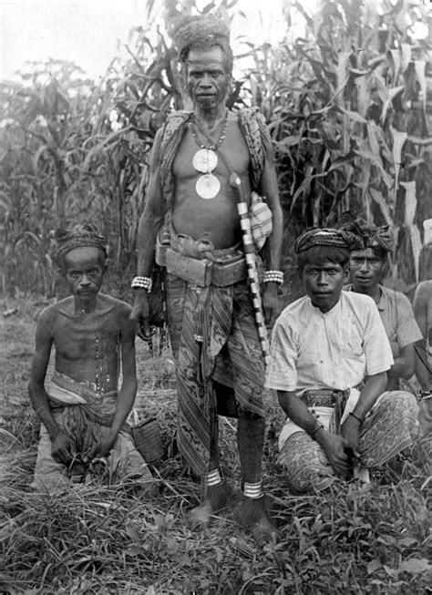 Melanesian People Warrior Priest Maluku Islands West Papua Black