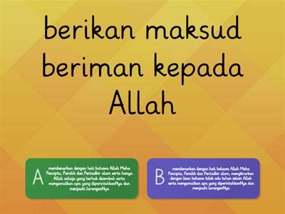 Apa maksud beriman kepada allah melalui asmaul husna. Beriman kepada allah ppki - Sumber pengajaran