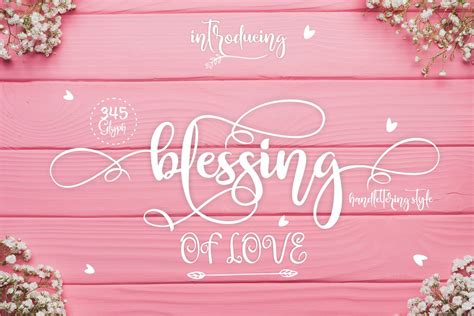Blessing Font By Creativework69 · Creative Fabrica Free Calligraphy