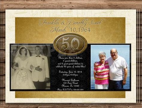 50th Anniversary Powerpoint Template Free Printable Templates