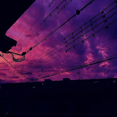 The Sky In Japan Turned Purple Rpics