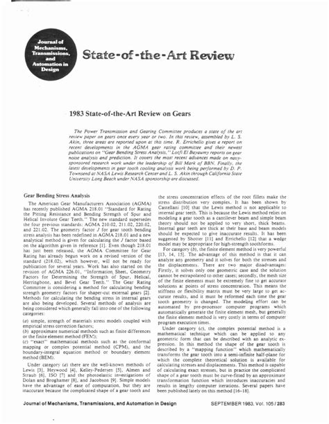 Pdf State Of The Art Review