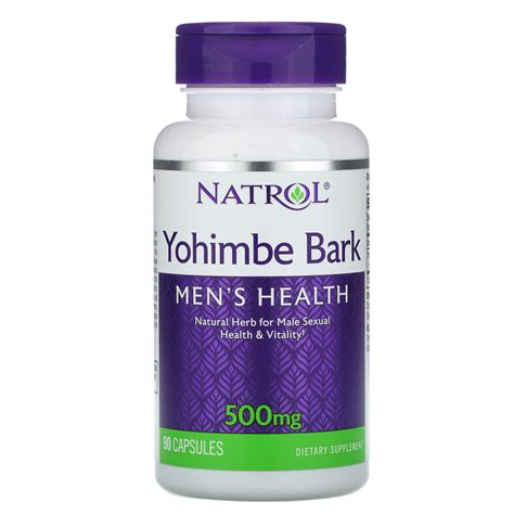 Natrol Yohimbe Bark 500 Mg 90 Capsules Iherb