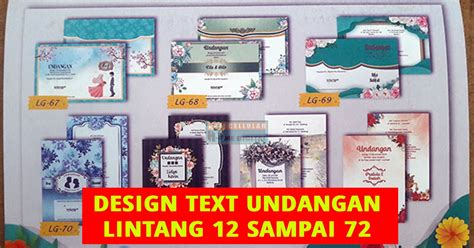 Design Text Blangko Undangan Lintang 12 Sampai 72 Full Arie Cellular
