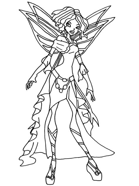 Nebula Winx Club Coloring Page Download Print Or Color Online For Free