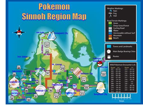 Sinnoh Map And Routes