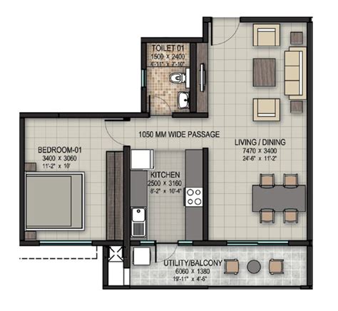What Is BHK BHK BHK In Apartment With Plan Layout Apartment Floor Plans Duplex Floor