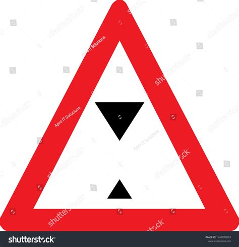 Height Restriction Red Black Sign Board Stock Vector Royalty Free