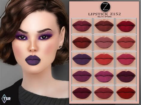 Lipstick Z152 By Zenx From Tsr Sims 4 Downloads