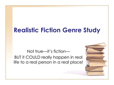 Realistic Fiction Genre Study 2