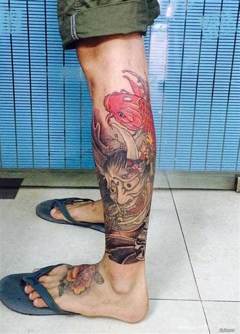 Hình xăm cá chép nhỏ. Hình Xăm Mặt Quỷ Cá Chép Đẹp ️ 1001 Tattoo Chất Nhất