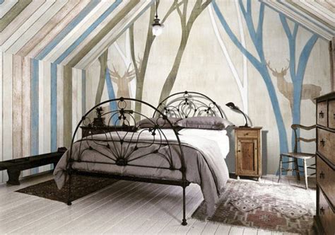 15 Impressive Wall Mural Ideas That Bring The Outdoors In Attic