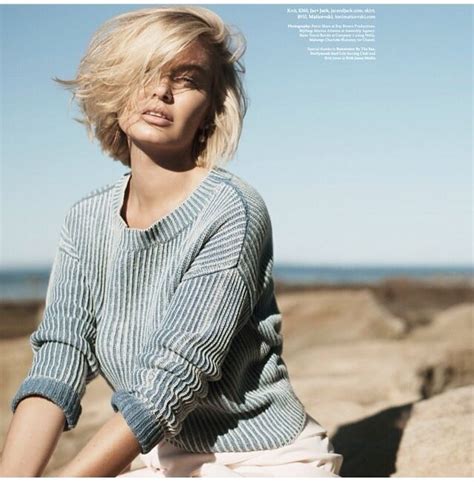 Lara Bingle For Elle Australia Sophisticated Hairstyles Short Hair Styles Hair Images