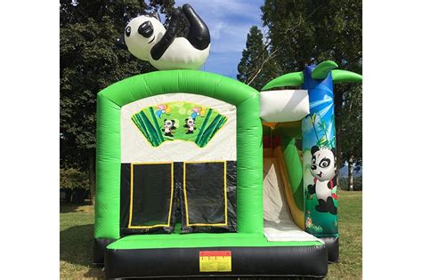 Wb201 Panda Combo Inflatable Bounce Slideinflatable Bouncers