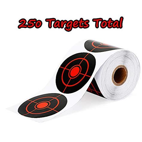 Gearoz Splatter Target Stickers Inch Reactive Paper Targets Pcs