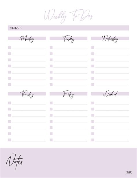 To Do Planner Weekly Planner Template Print Planner Routine Planner