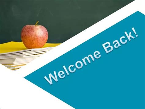 Welcome Back Powerpoint Template