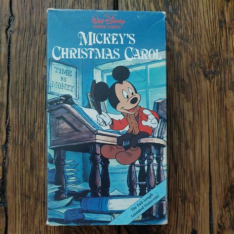 Mickeys Christmas Carol Walt Disney Home Video 1983 Vhs 459 Vintage