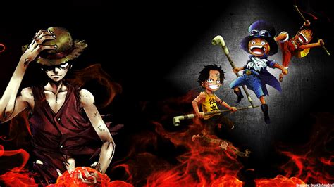 One piece wallpapers 4k hd for desktop, iphone, pc, laptop, computer, android phone, smartphone, imac, macbook, tablet, mobile device. One Piece Brother Wallpaper 1920x1080 by Drunk3nSnip3rxD ...