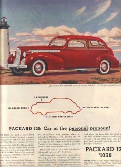 Packard 1940 Car Advertising Packard Vintage Cars