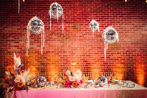 Disco Balls And Vivid Florals Wedding Inspiration — Wedding Planning