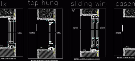 Doors And Windows Details Dwg Autocad Drawing Image To U