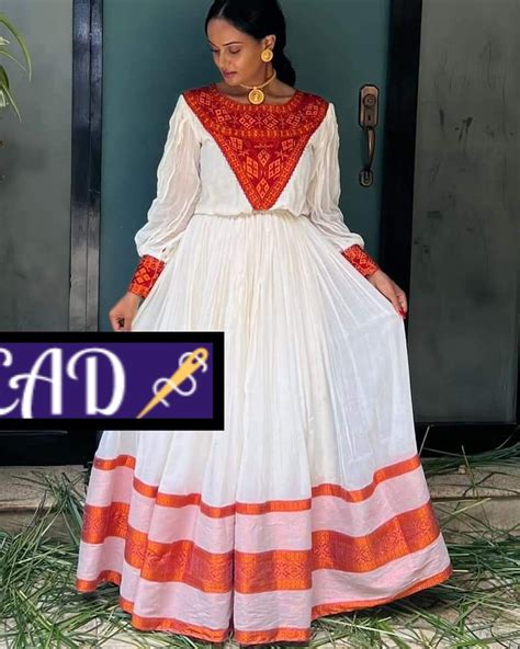 Eritrean And Ethiopian Couple Habesha Traditional Dress East Afro